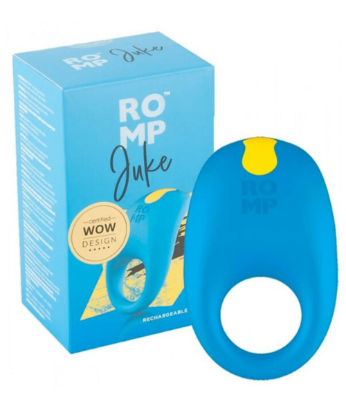 ROMP-JUKE RECHARGEABLE SILICONE VIBRATING PENIS RING