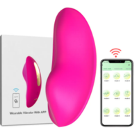 WEARABLE VIBRATOR WITH APP-PINK