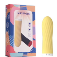 MASSAGER-MINI BULLET VIBRATOR (YELLOW)
