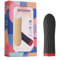 MASSAGER-MINI BULLET VIBRATOR (BLACK)