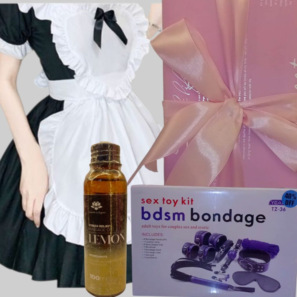 Bundle 4 “This holiday maid isn’t just wrapping gifts… she’s unwrapping some fun tonight… 🎅🔥 #Xmasfun #HolidayMischief”
