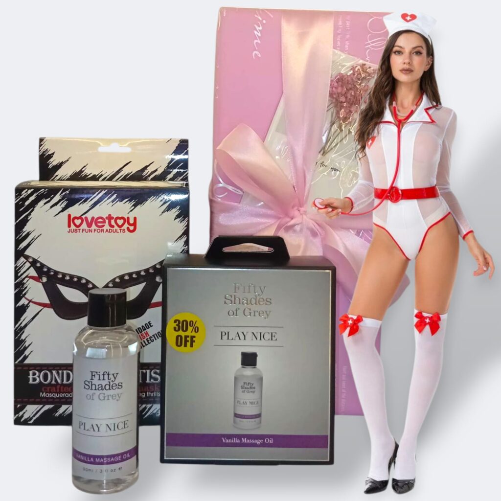 Bundle 7 “Costumes tight, masks on, oil ready… a naughty Christmas night that’ll leave you both breathless under the tree. 🎅🔥 #ChristmasTease #CouplePlay”