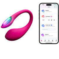 LOVENSE-LUSH MINI APP-CONTROLLED BULLET EGG VIBRATOR (PINK)