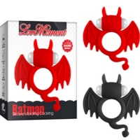 LOVE MOMENT VIBRATING COCK RING -BATMAN DESIGN