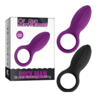 LOVE MOMENT VIBRATING COCK RING-ROCK MAN DESIGN