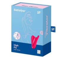 SATISFYER - HIGH FLY FINGER VIBRATOR (FUCHSIA)