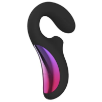 LELO - Enigma Dual Stimulation Sonic Clitoral Air Stimulator Massager (Black